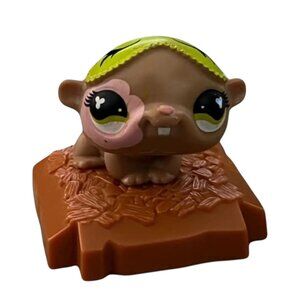 Littlest Pet Shop Brown Hamster 2008 McDonald's Happy Meal Toy